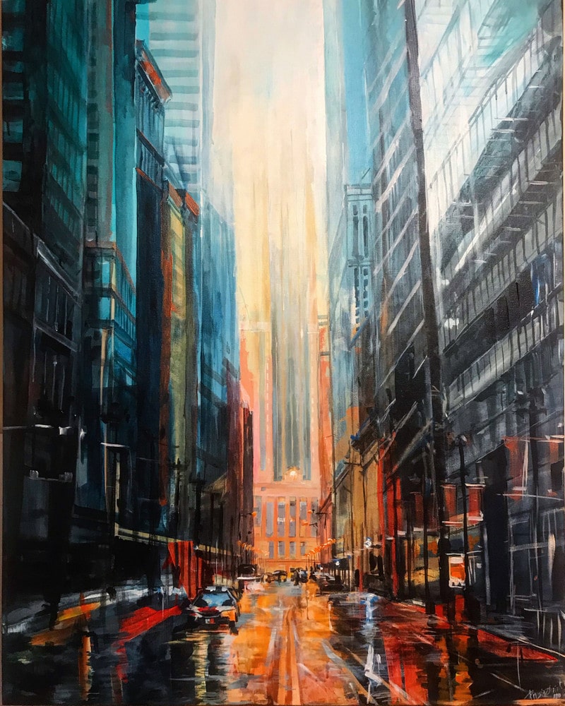 نقاشی های رنگ روغن از شیکاگو
