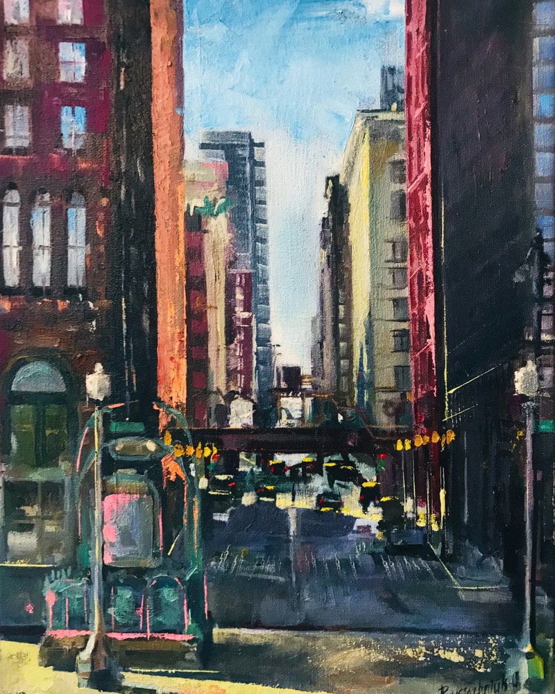 نقاشی های رنگ روغن از شیکاگو