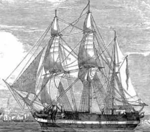 کشف کشتی انگلیسی پس از 168 سال