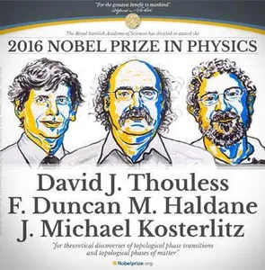 نوبل فیزیک 2016 به 3 فیزیکدان بریتانیایی رسید