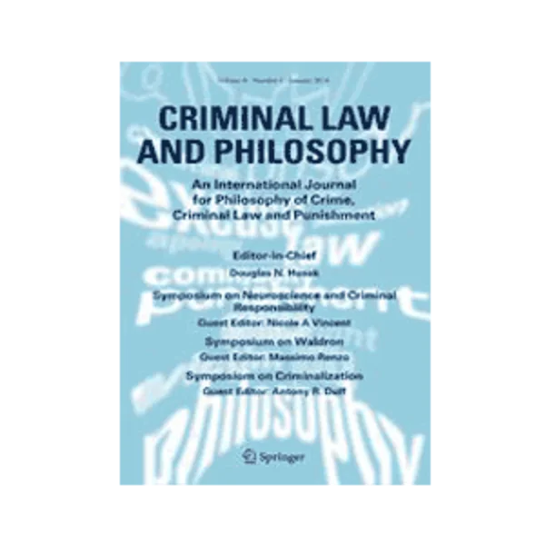 مجموعه مقالات حقوق جزا و فلسفه 1392
