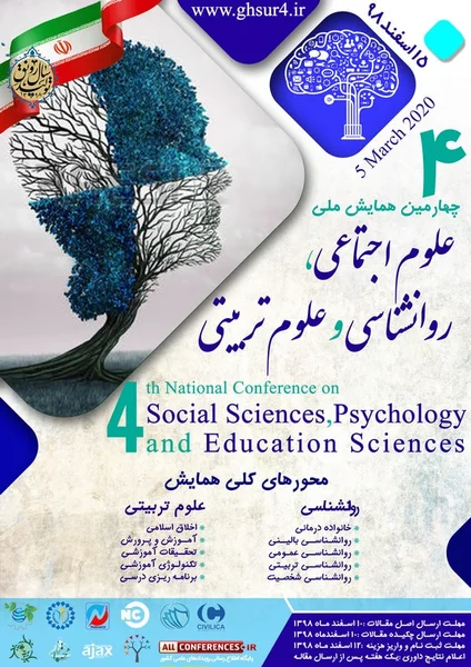 چهارمین همایش ملی علوم اجتماعی، روانشناسی و علوم تربیتی