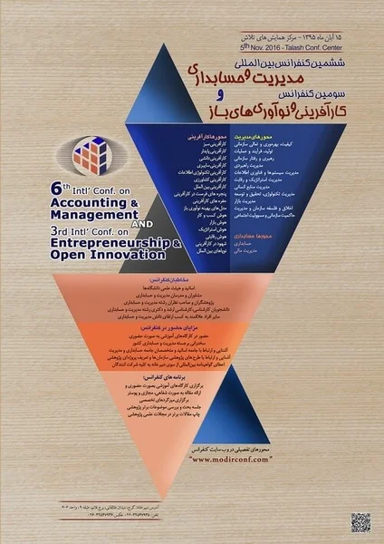 ششمین کنفرانس بین المللی مدیریت و حسابداری و سومین کنفرانس کارآفرینی و نوآوری های باز