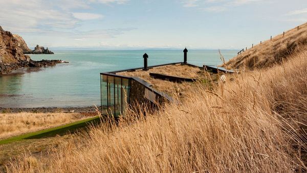 کلبه ای رویایی و رمانتیک در سواحل نیوزلند