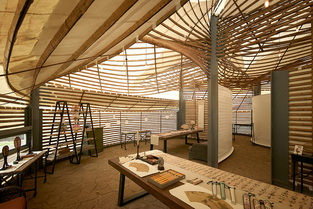 تلفیق معماری شرق و غرب با استفاده از بامبو