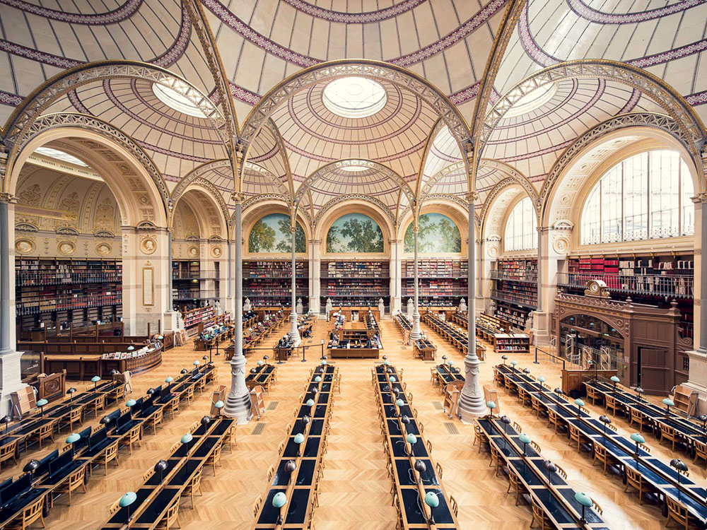 کتابخانه های اروپا از کادر دوربین آقای poirier